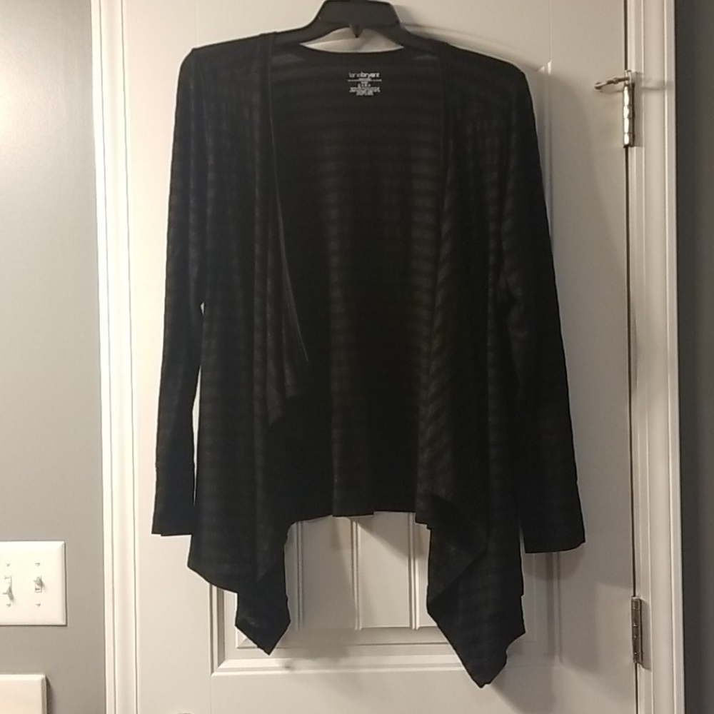 Lane Bryant 22/24 Metallic Stripe Overpiece